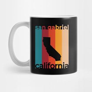 San Gabriel California Retro Mug